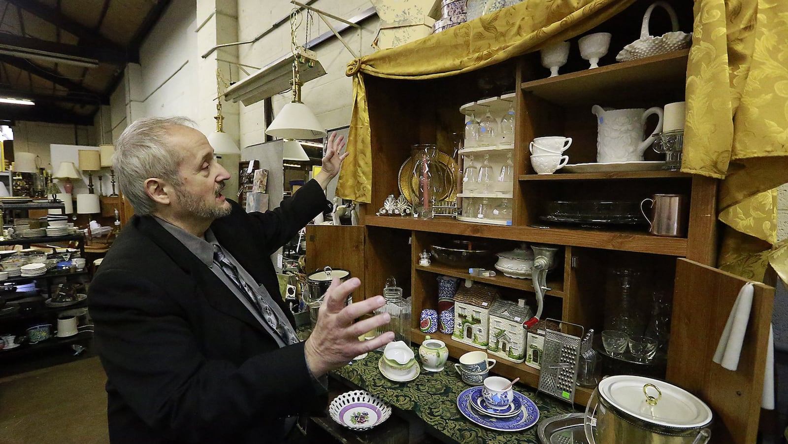 Kermit Rowe, the new executive director of the Fuller Center for Housing, talks about the renovations they’re planning for the Center’s ReUse Store this year. Bill Lackey/Staff