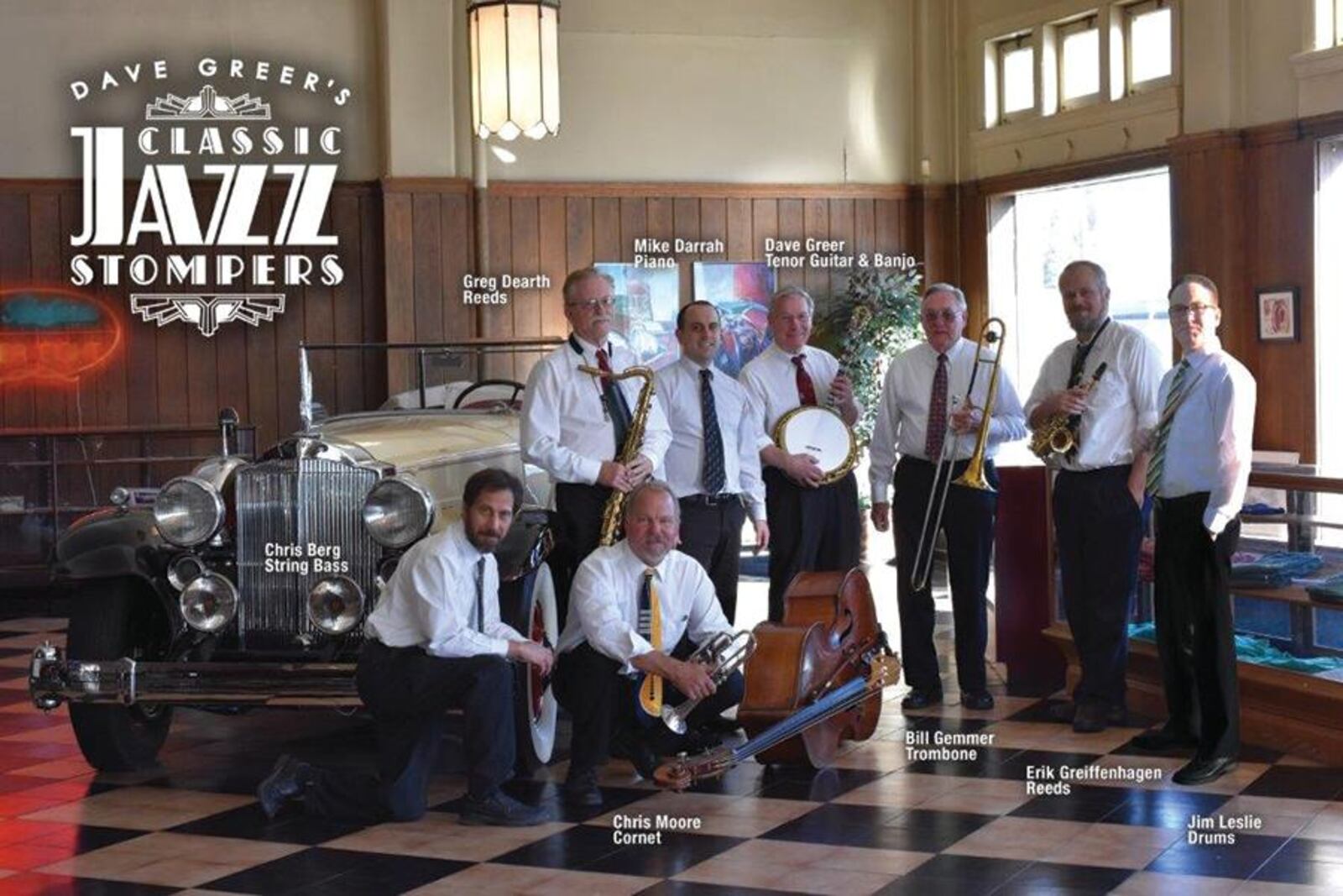 Dave Greer’s Classic Jazz Stompers | Friday, July 12 | Jazz  Levitt Pavilion Dayton has announced its 2019 season. This year’s concerts will be held at 7 p.m. Thursdays, Fridays, and Saturdays. There will be a family concerts third Sunday of each month — except Sunday, July 21  —  at  4:30 p.m. The Greatest Showman will be shown t the pavilion Sunday, July 21 beginning at  at dusk as part of the PNC Family Series