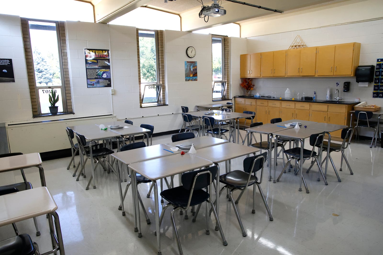 Science lab at the Springfield-Clark Career Technology Center.  BILL LACKEY/STAFF