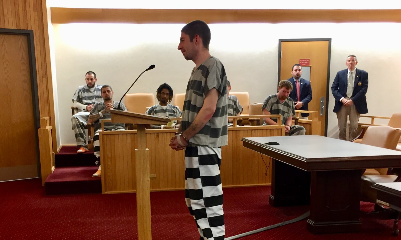 Ronald Cantrell Jr. in Clark County Municipal Court. Jeff Guerini/Staff