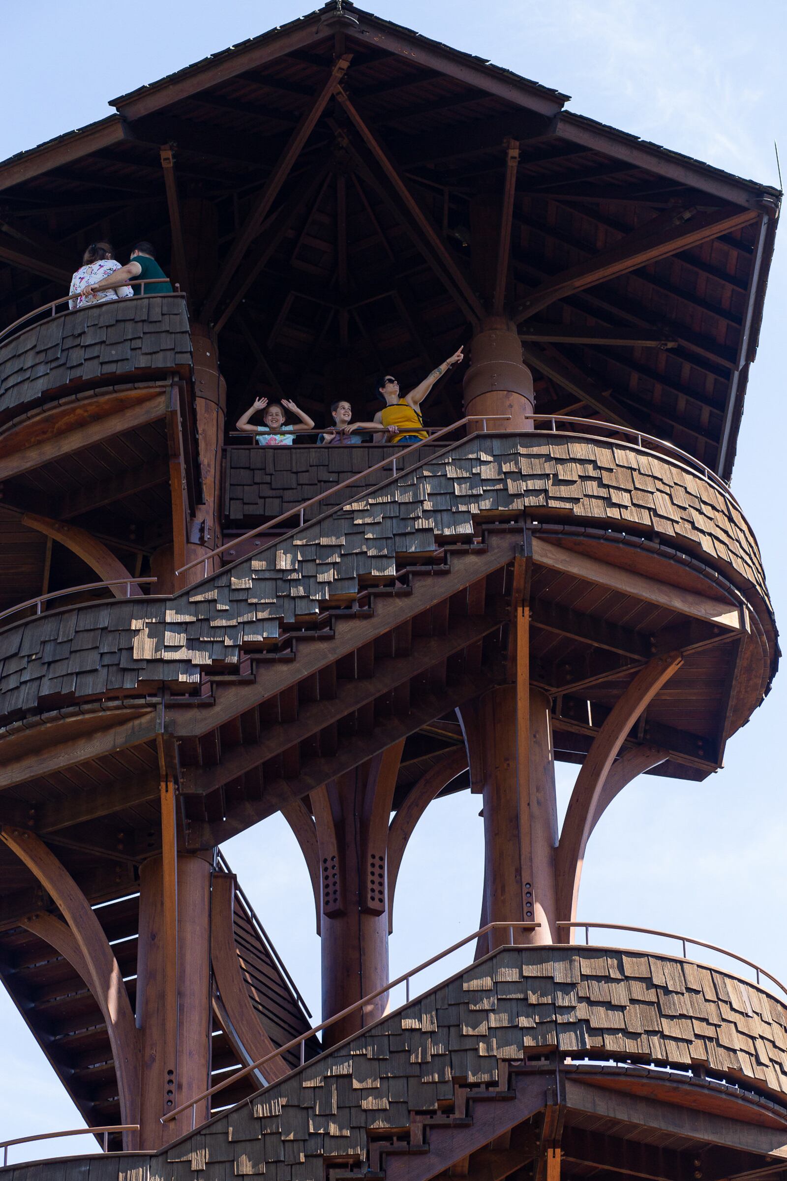 Visitors to Cox Arboretum MetroPark can once again climb the Tree Tower - SHON HOUSTON