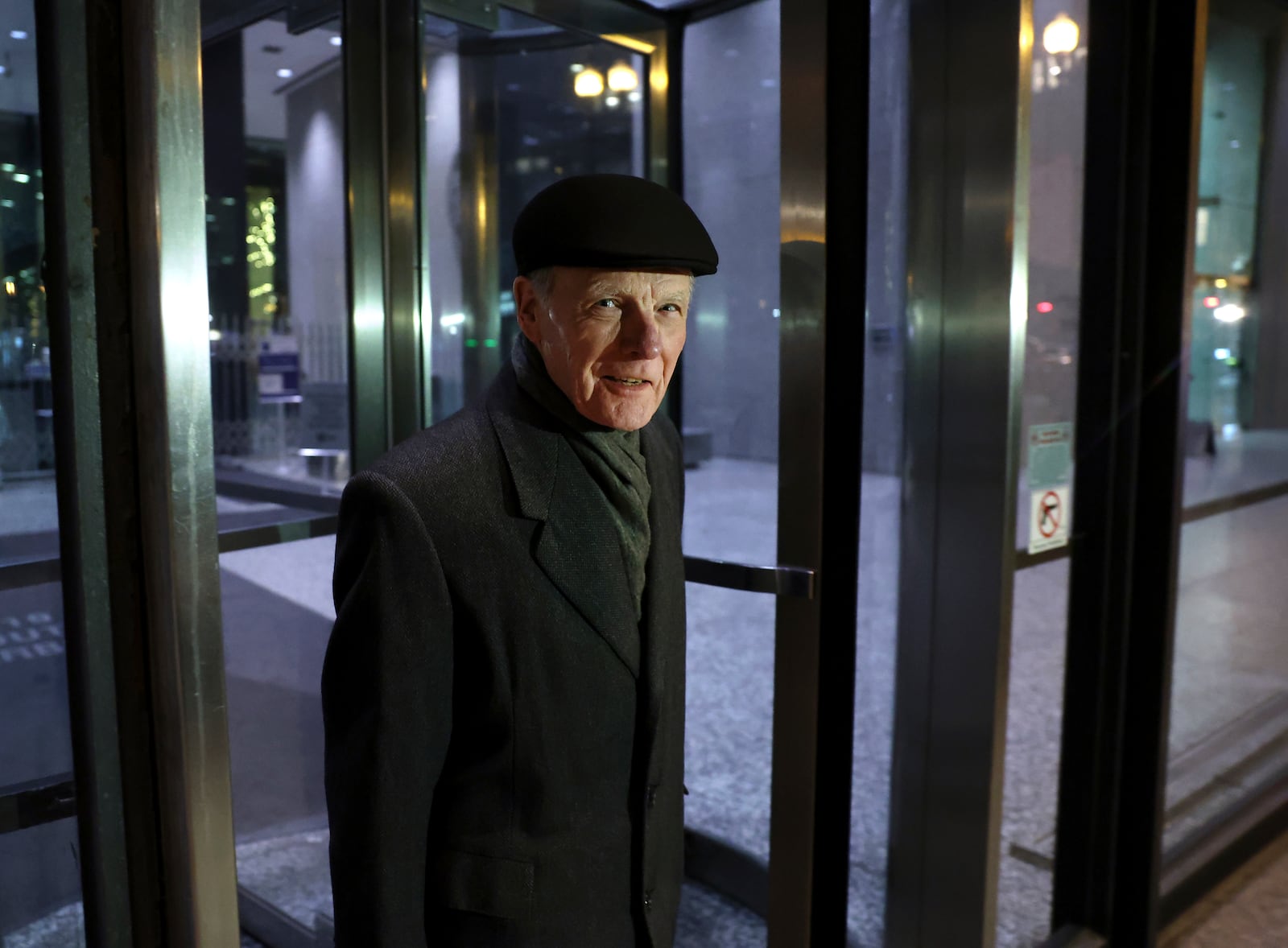 FILE - Former Illinois House Speaker Michael Madigan leaves the Dirksen U.S. Courthouse in Chicago, during his ongoing corruption trial on Tuesday, Jan. 7, 2025. (Chris Sweda/Chicago Tribune via AP, File)/Chicago Tribune via AP)