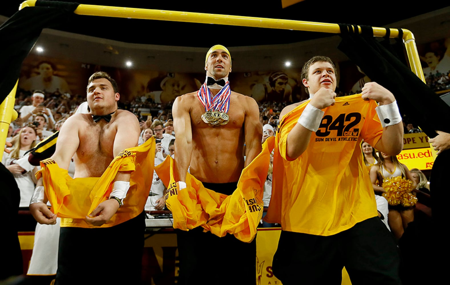 Olympic swimmer cheers on Arizona State