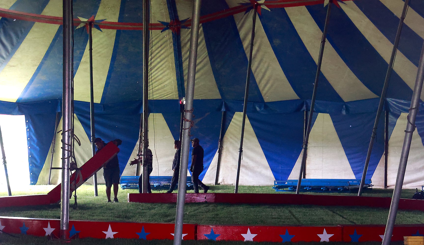 Circus Tent Raising SNS