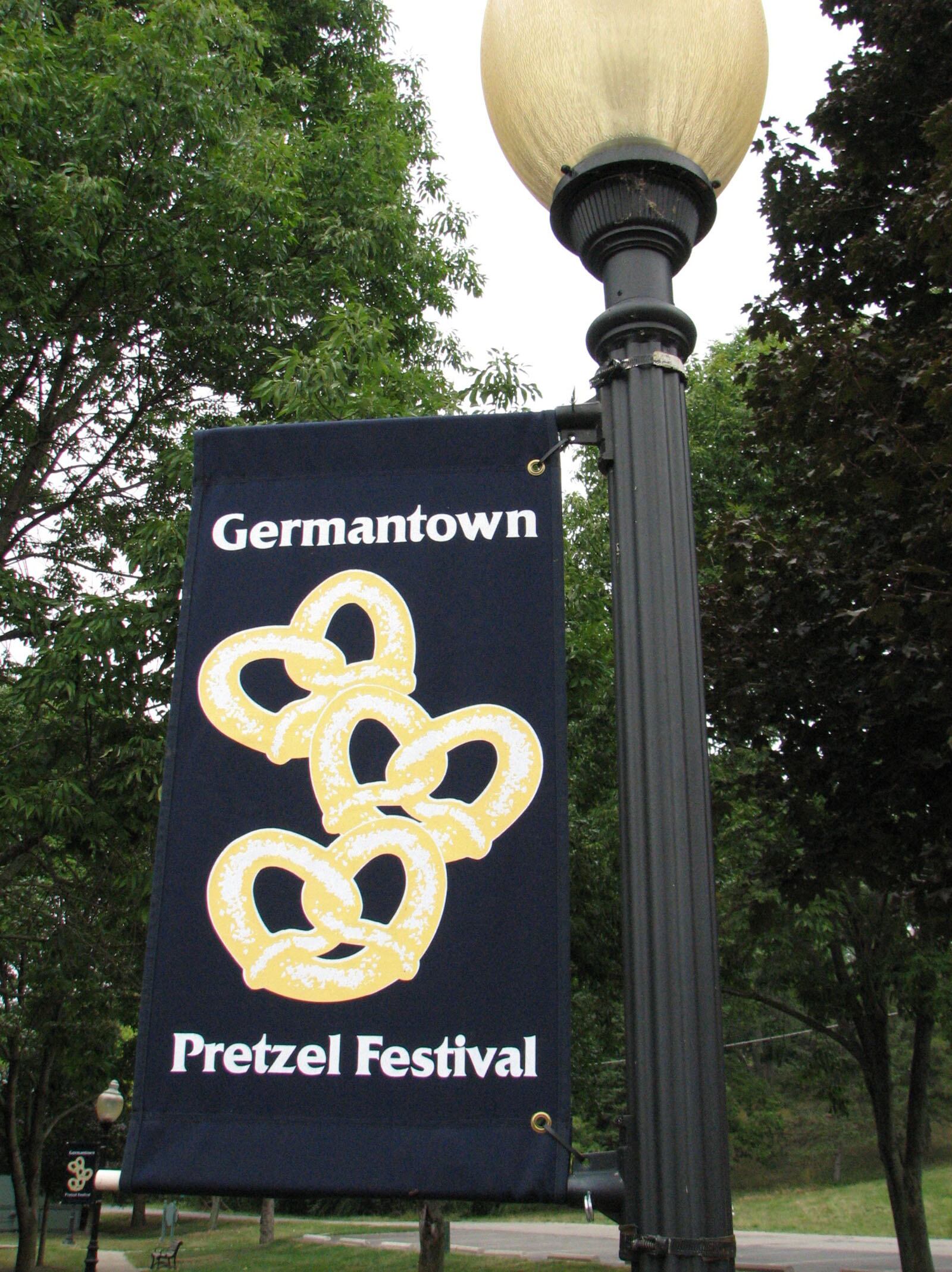 Germantown's 29th annual Pretzel Festival will be held this weekend at Veterans Memorial Park on N. Walnut Street.