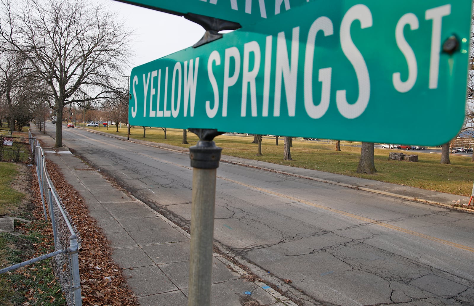 South Yellow Springs Street between Pleasant Avenue and Southern Avenue is scheduled to be repaired next year. BILL LACKEY/STAFF