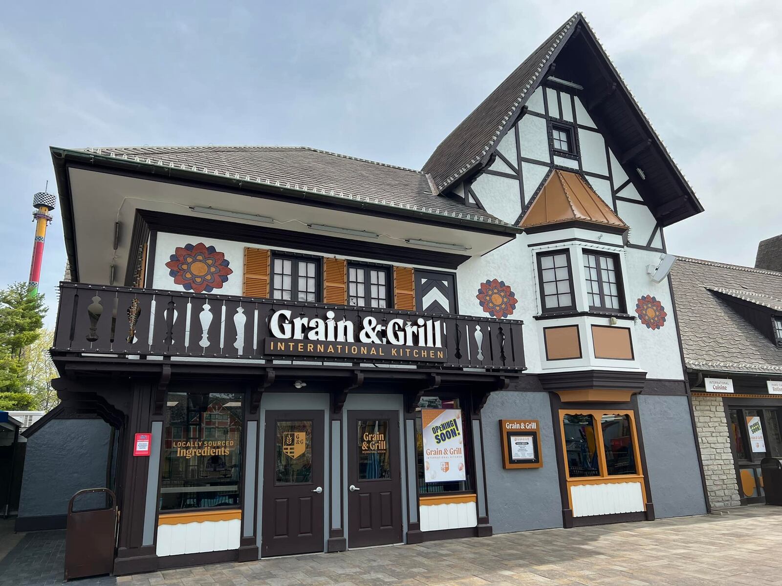 Grain & Grill at Kings Island is a fast-casual dining option on International Street featuring Mediterranean- inspired dishes including Moroccan chicken, glazed pork shoulder, shrimp skewers and seasonal sides. CONTRIBUTED/KINGS ISLAND