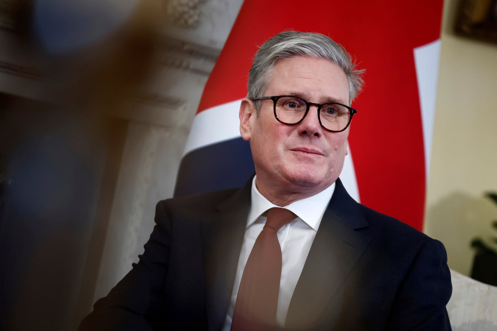 Britain's Prime Minister Keir Starmer meets with President of the European Council Antonio Costa, at 10 Downing Street, in London, Thursday, Dec. 12, 2024. (Benjamin Cremel/Pool Photo via AP)