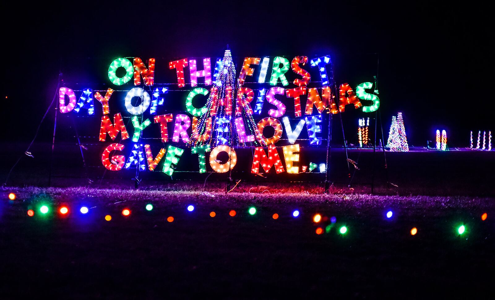 Light Up Middletown, a drive-through fantasy light display, is open 6 p.m. to 10 p.m. nightly from Thanksgiving through New Year's Eve at Smith Park in Middletown. Admission is by cash donation. A volunteer group known as the Grandpa Gang does the main installation with help of volunteers from AK Steel and others. NICK GRAHAM/STAFF