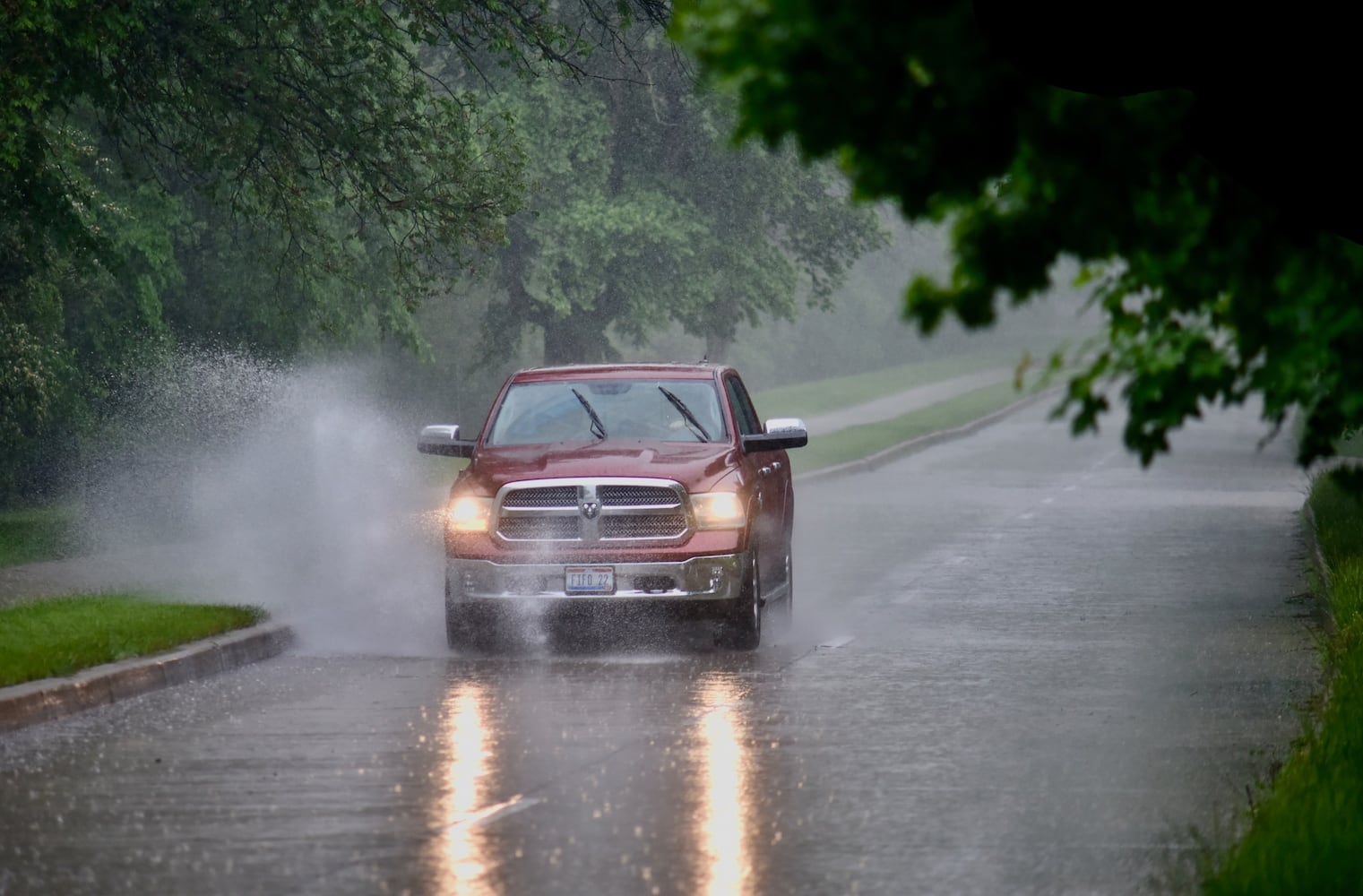 Photos: Storms bring heavy rain through Miami Valley