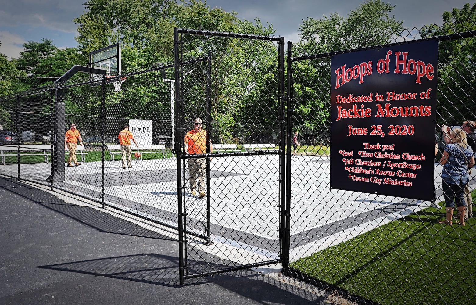 Springfield has new basketball court