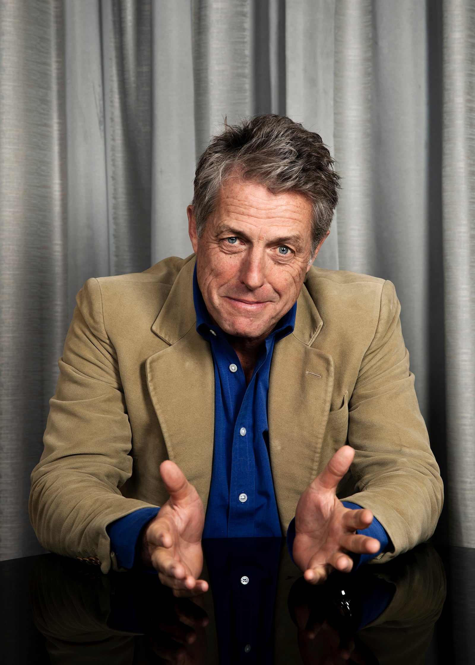 Hugh Grant poses for a portrait to promote the film "Heretic" on Sunday, Oct. 27, 2024, in Los Angeles. (Photo by Rebecca Cabage/Invision/AP)