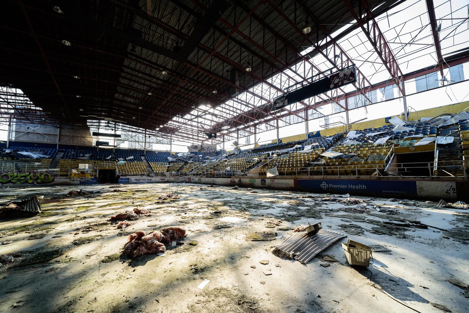 Last look inside Hara Arena