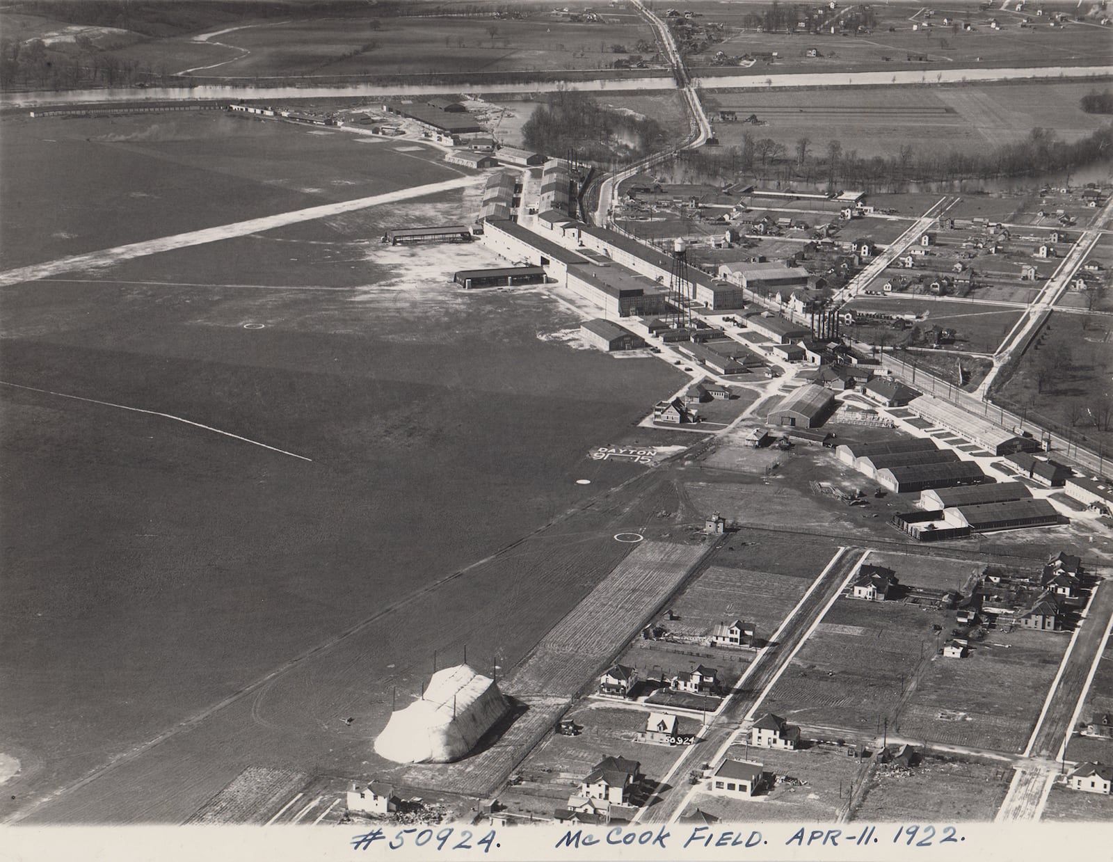 A view of McCook Field photographed in 1922. DAYTON DAILY NEWS ARCHIVE