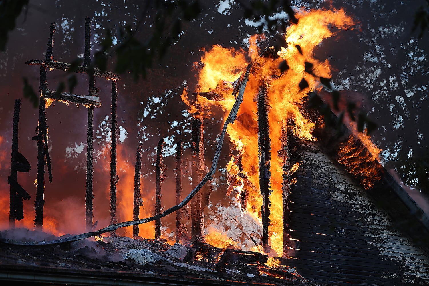 PHOTOS: Mechanicsburg Road Fire