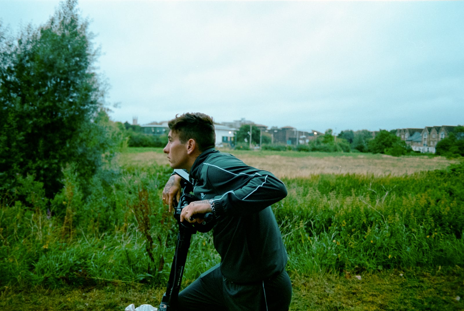 This image released by Mubi shows Barry Keoghan in a scene from "Bird." (Robbie Ryan/Mubi via AP)