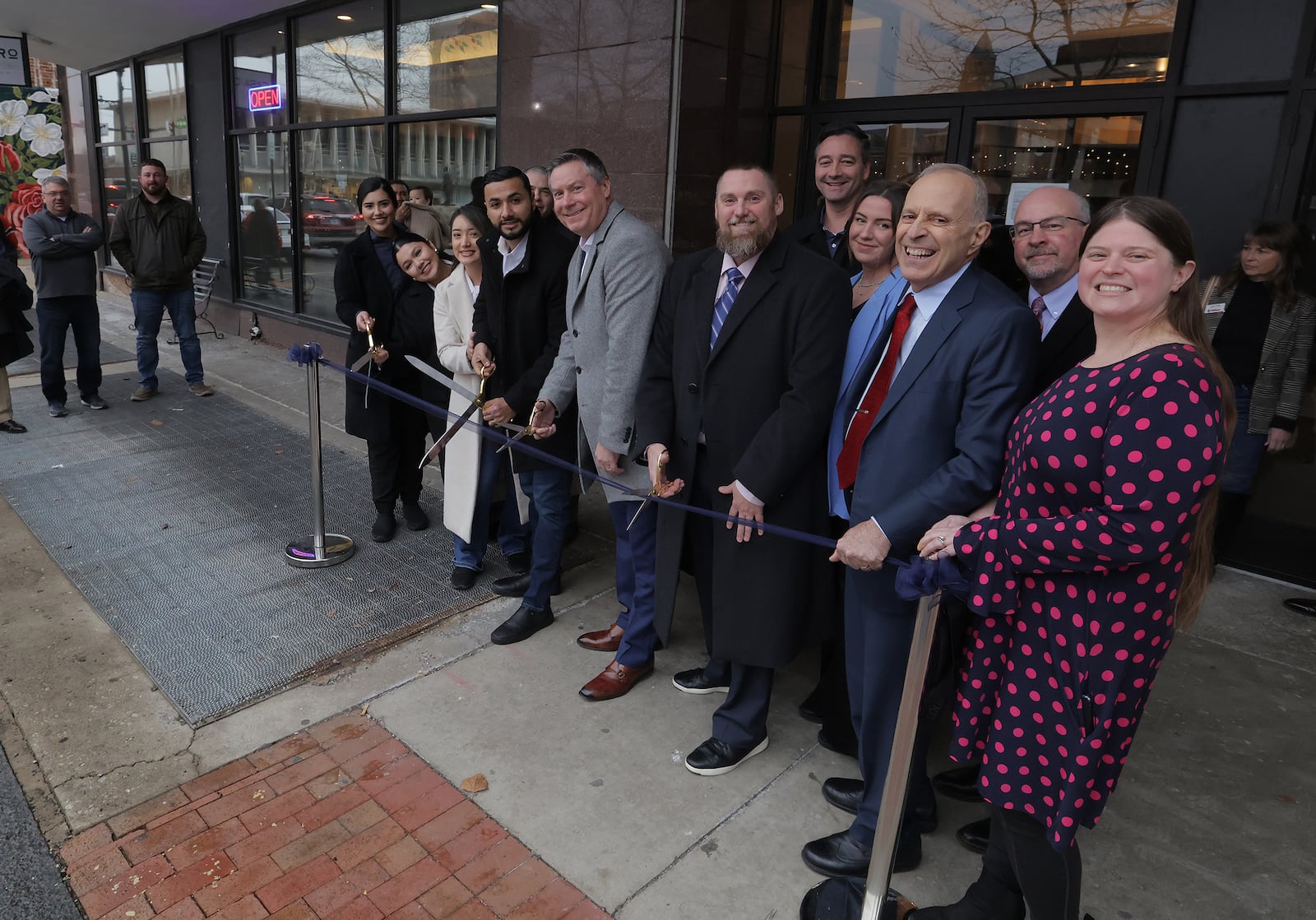 A ribbon cutting ceremony was held for Casa Centro Mexican restaurant Wednesday, Feb. 5, 2025. The new restaurant and bar is located in the Bushnell Building along Main Street in downtown Springfield. BILL LACKEY/STAFF