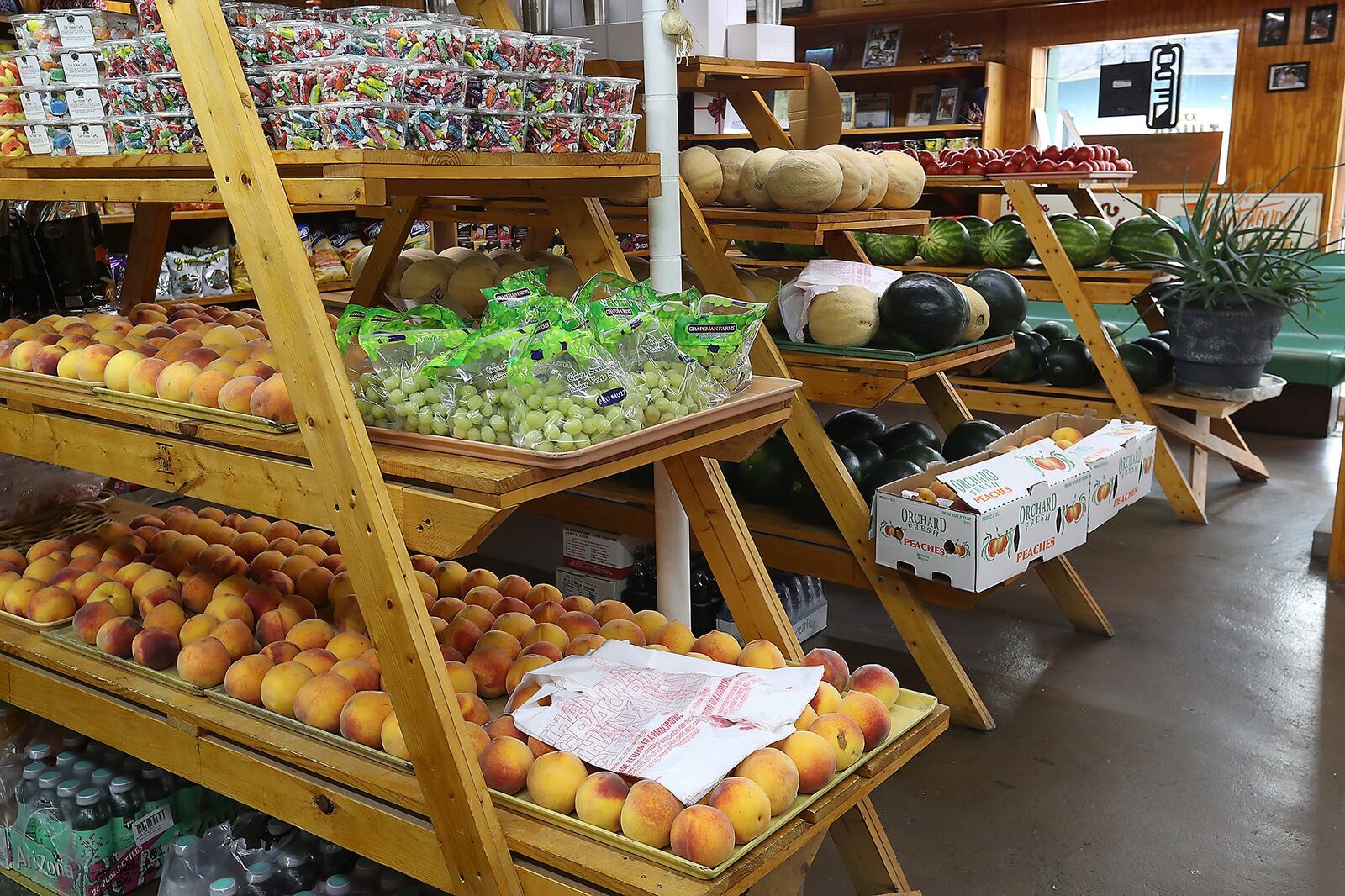 The Catanzaro’s store filled with fresh produce. BILL LACKEY/STAFF