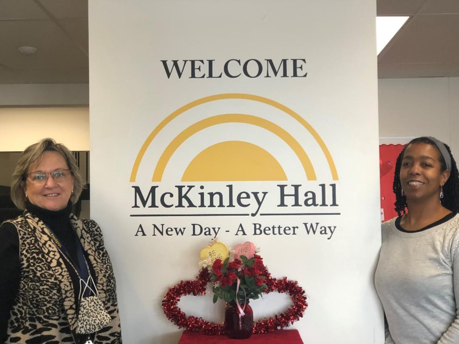 Carey McKee, left, is helping lead the Clark County Substance Abuse Prevention Coalition, an organization aimed at raising awareness and reducing substance abuse in the community. Wendy Doolittle, CEO of McKinley Hall, right, is one of several coalition members lending their expertise to the group. Courtesy photo