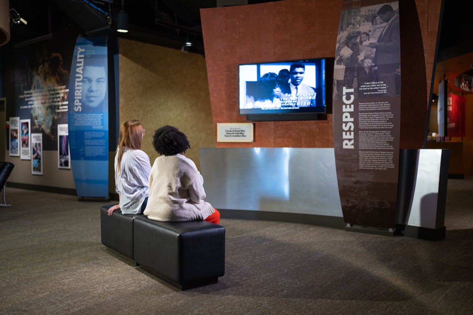 There are several exhibits to see at the Muhammad Ali Center in Kentucky. RYAN ARMBRUST/MUHAMMAD ALI CENTER