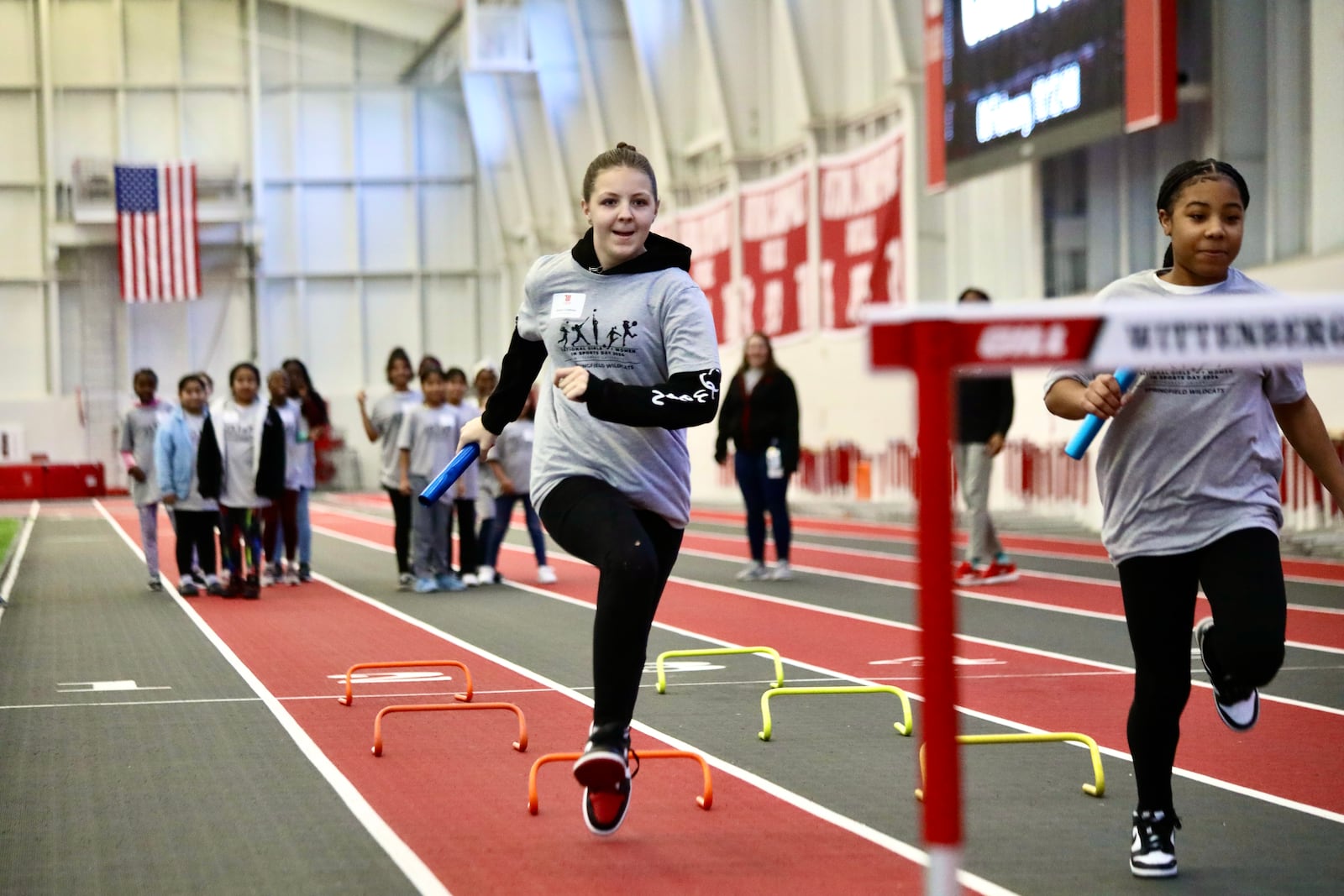 The Springfield City School District and Wittenberg University partnered to celebrate National Girls & Women in Sports Day for the third year in a row. Contributed