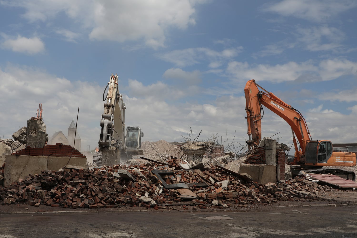 PHOTOS: Crowell-Collier Building Entrance Saved