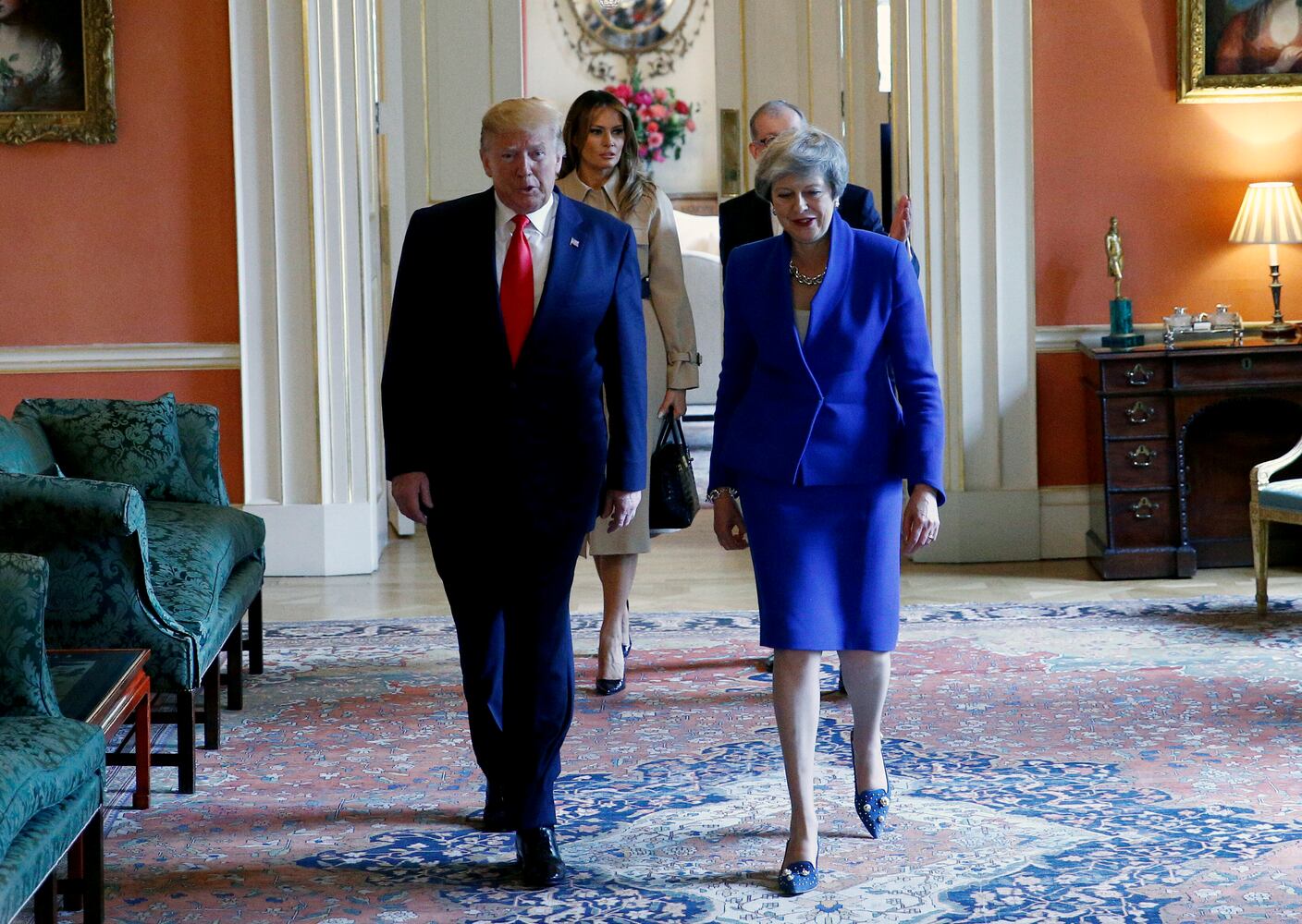 Photos: Trump arrives in United Kingdom for 3-day state visit