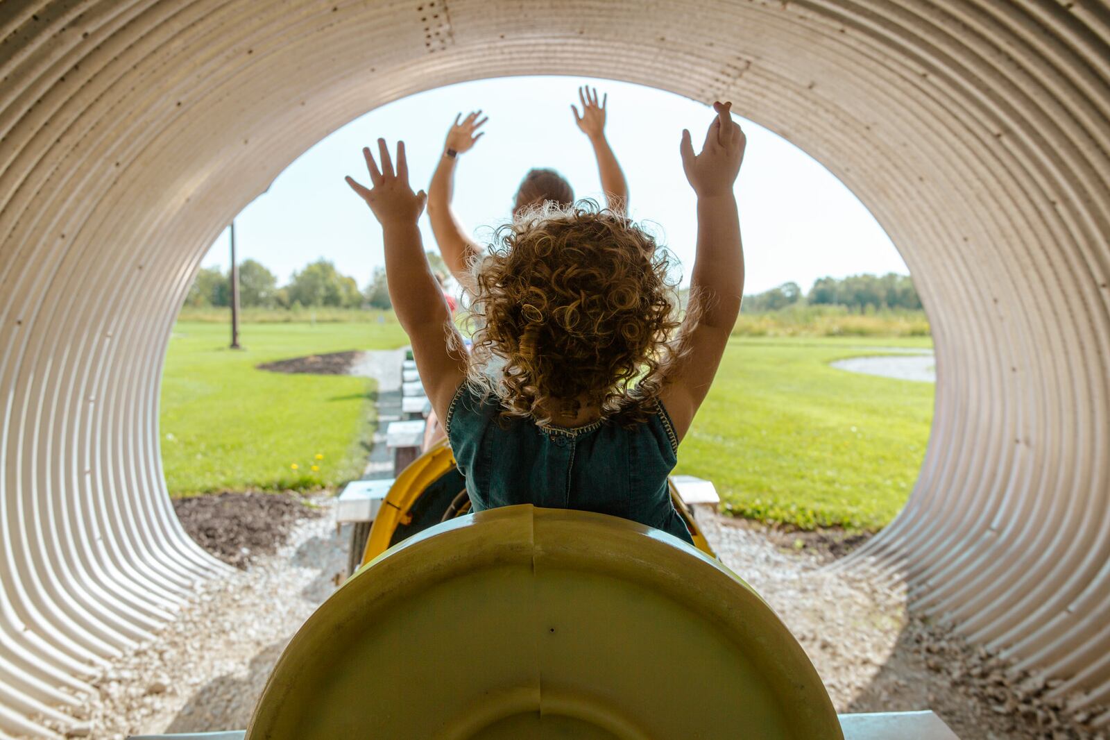 Young's Jersey Dairy's Moovers & Shakers is a barrel passenger train for kids (and maybe their parents)that offers a winding ride throughout the farm. CONTRIBUTED