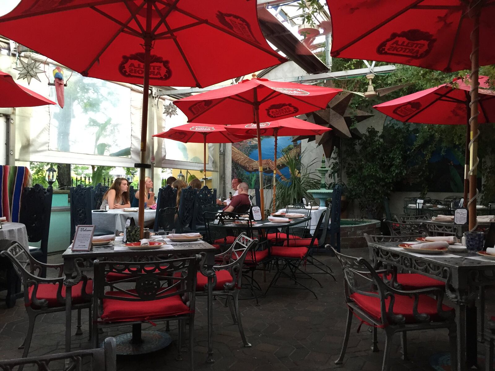 The indoor patio at El Meson. (Source: Contributed photo by Alexis Larsen)