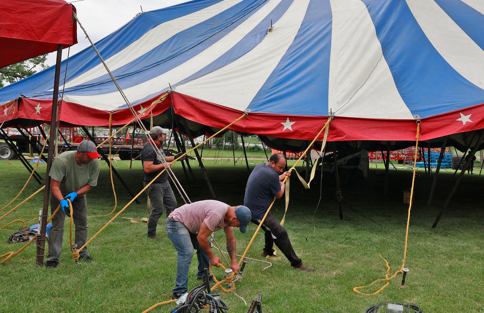 Circus Tent Raising SNS