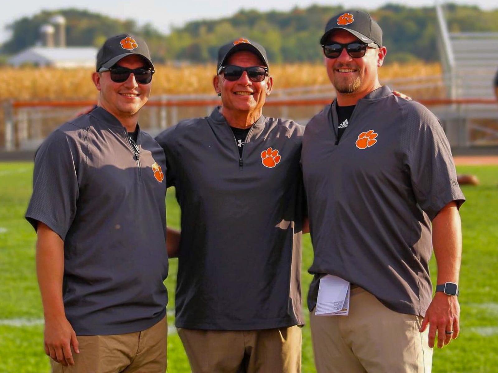 Matt Jarzab, Shawn Jarzab and Brad Jarzab are all assistant coaches with the West Liberty-Salem High School football program. CONTRIBUTED