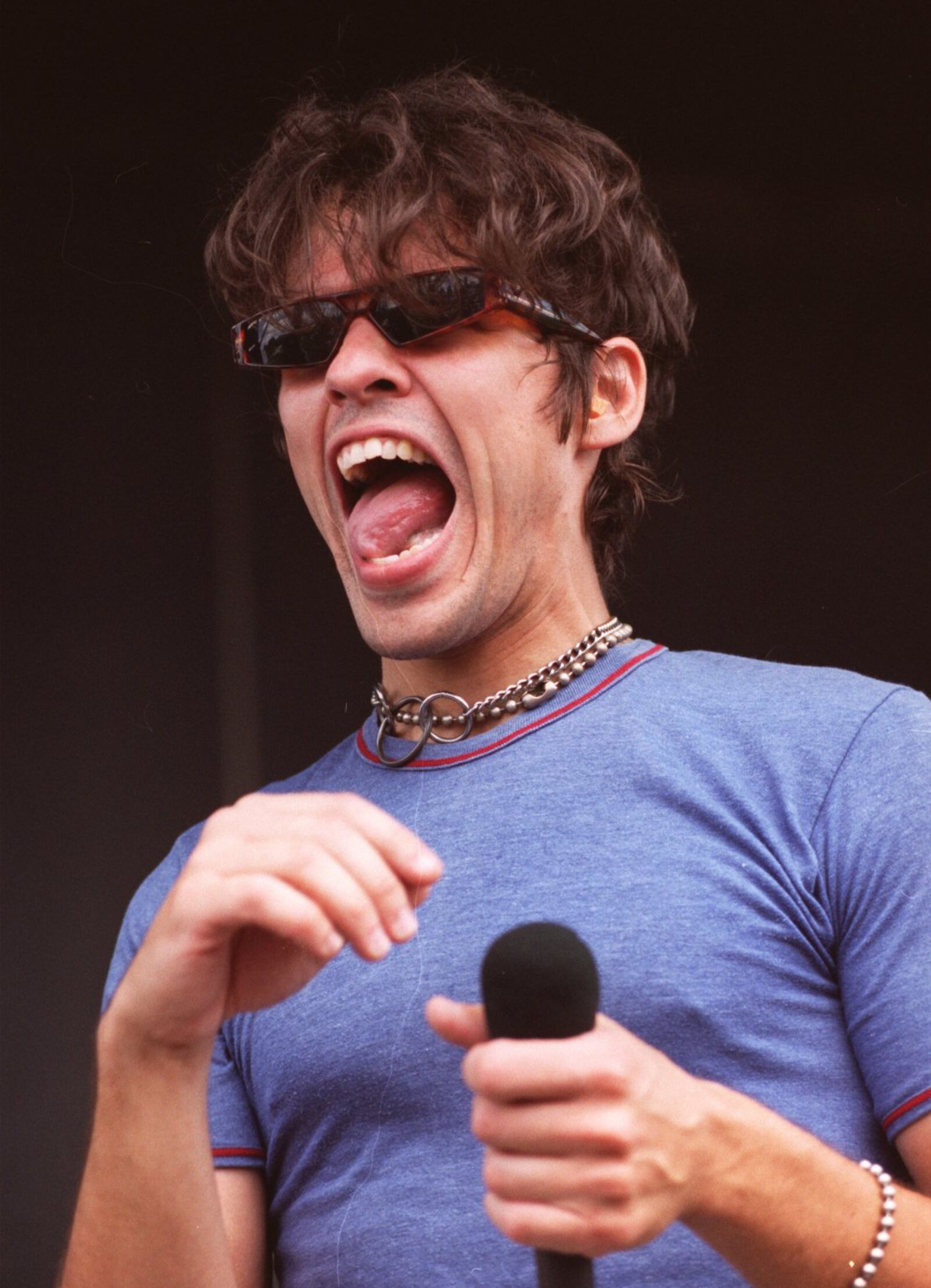 Tim Taylor, lead singer for Brainiac, pictured in 1995 at Lollapalooza. Taylor was killed in a car accident in 1997. (ARCHIVE IMAGE)