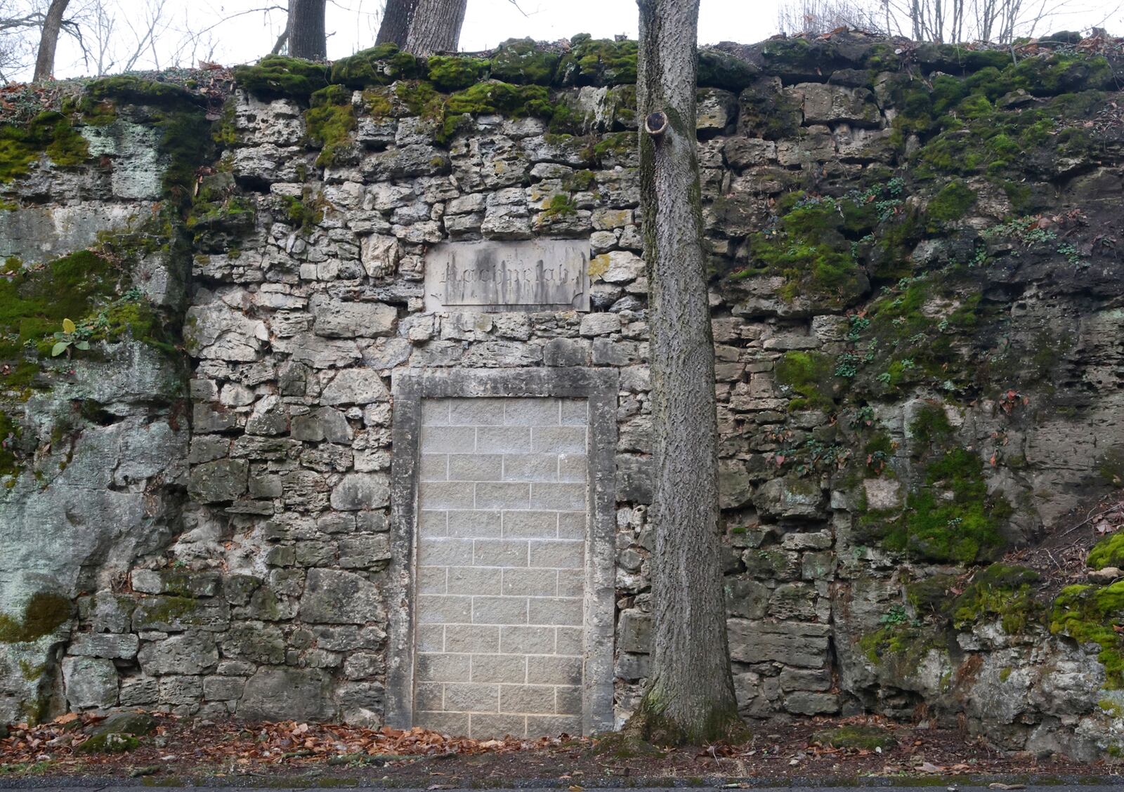 Today, the vault is still located in Ferncliff Cemetery, however, the entrance has been bricked shut. BILL LACKEY/STAFF