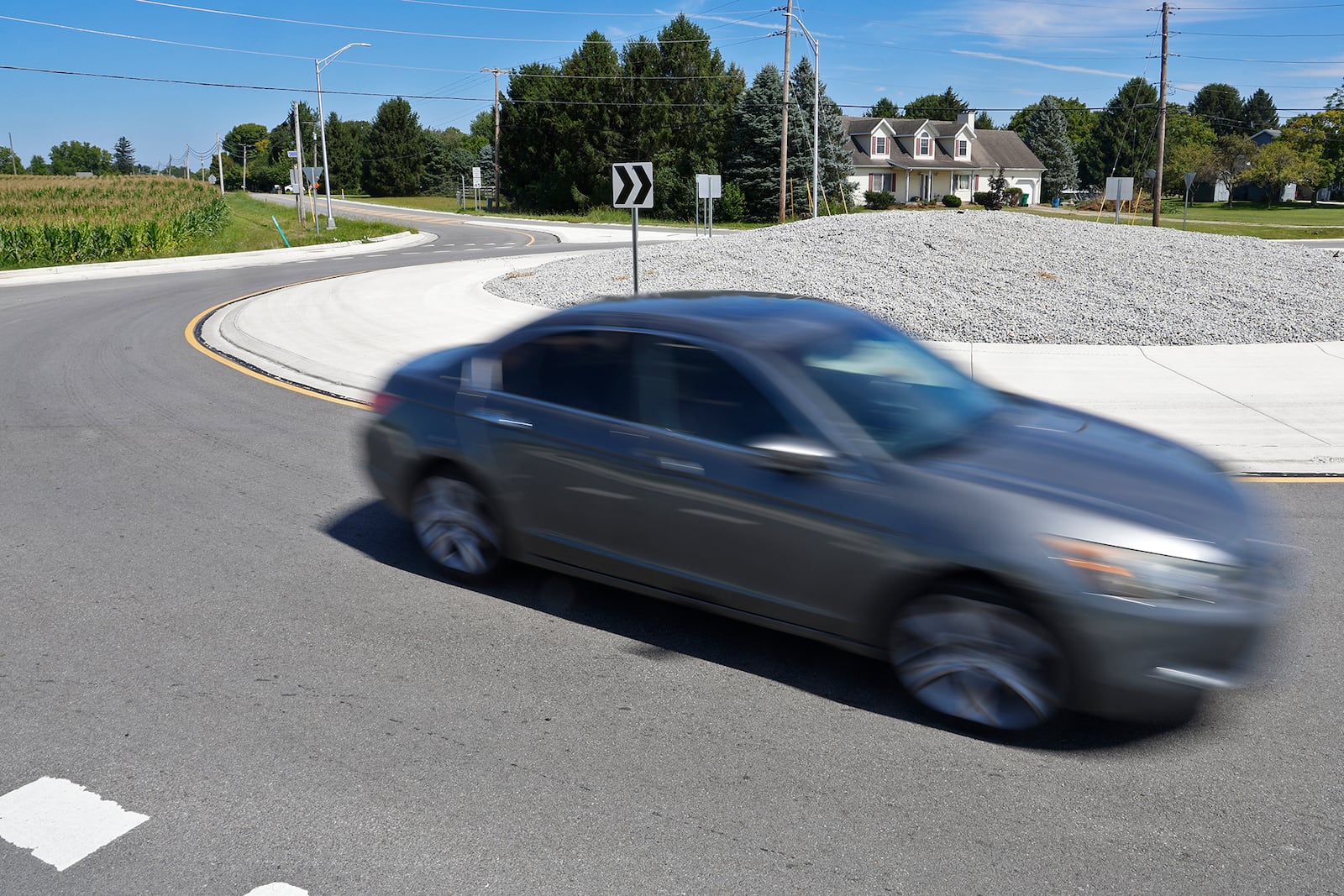 Safety considerations are also at the center of a study the TCC will conduct in coming months to identify the conversion of some area intersections into roundabouts. BILL LACKEY/STAFF