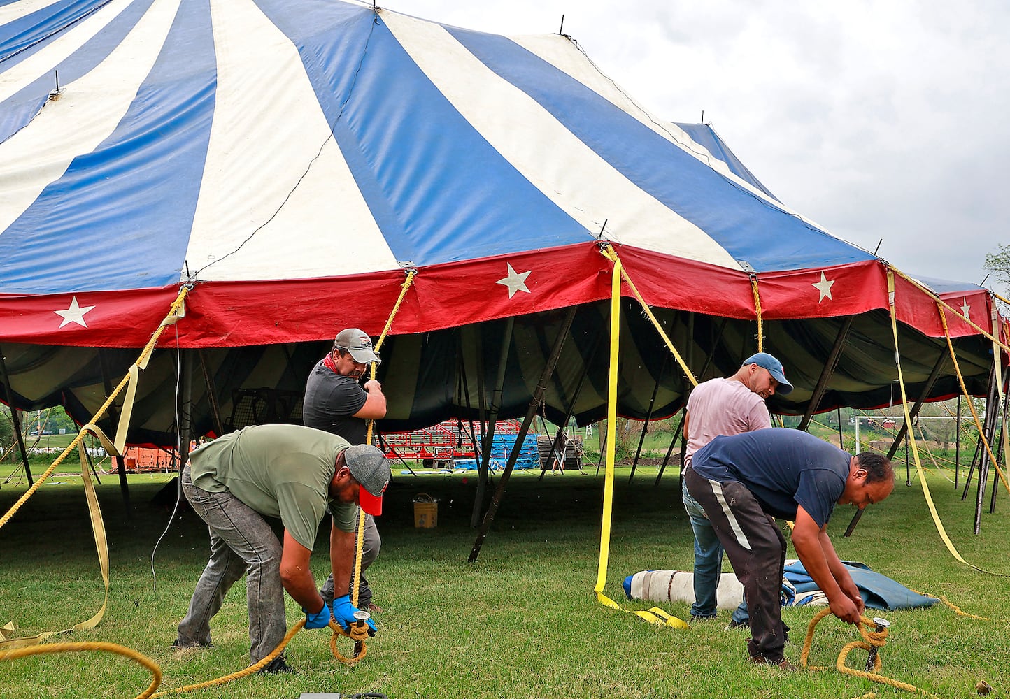 Circus Tent Raising SNS