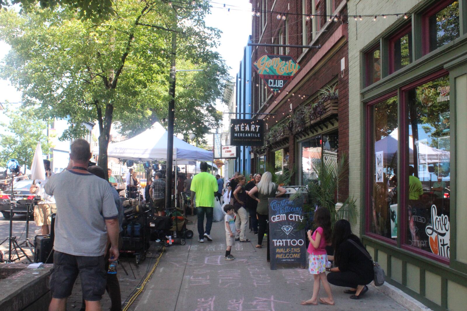 The Oregon District continues to recover from Sunday's morning mass shooting.