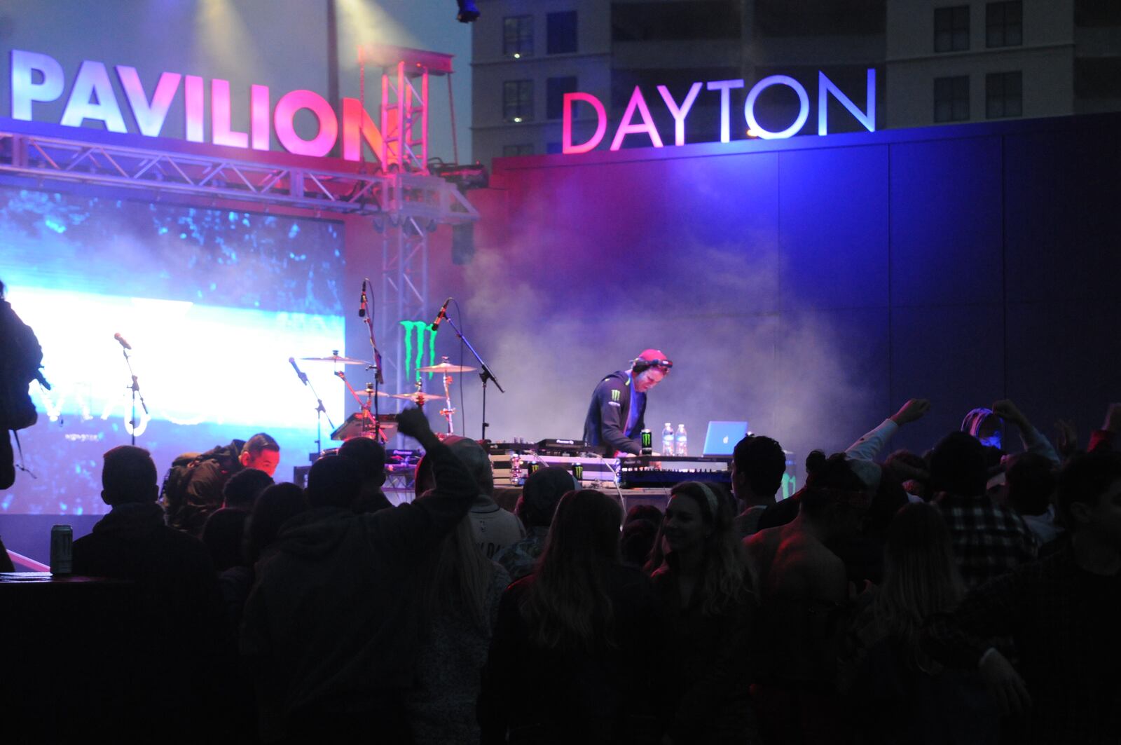 The Monster Energy Up & Up Festival college music series featuring TWO FRIENDS came to Levitt Pavilion in Dayton on Friday, Nov. 2. Dayton students won first place in a national student challenge to bring TWO FRIENDS to their college town. DAVID MOODIE/CONTRIBUTED