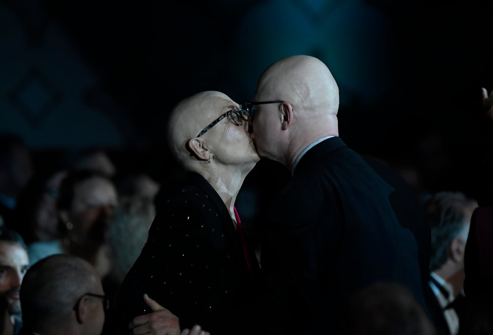 LOS ANGELES, CALIFORNIA - JANUARY 25: (L-R) Julia Reichert and Steven Bognar accept Documentary for 'American Factory' during the 72nd Annual Directors Guild Of America Awards at The Ritz Carlton on January 25, 2020 in Los Angeles, California. (Photo by Kevork Djansezian/Getty Images)