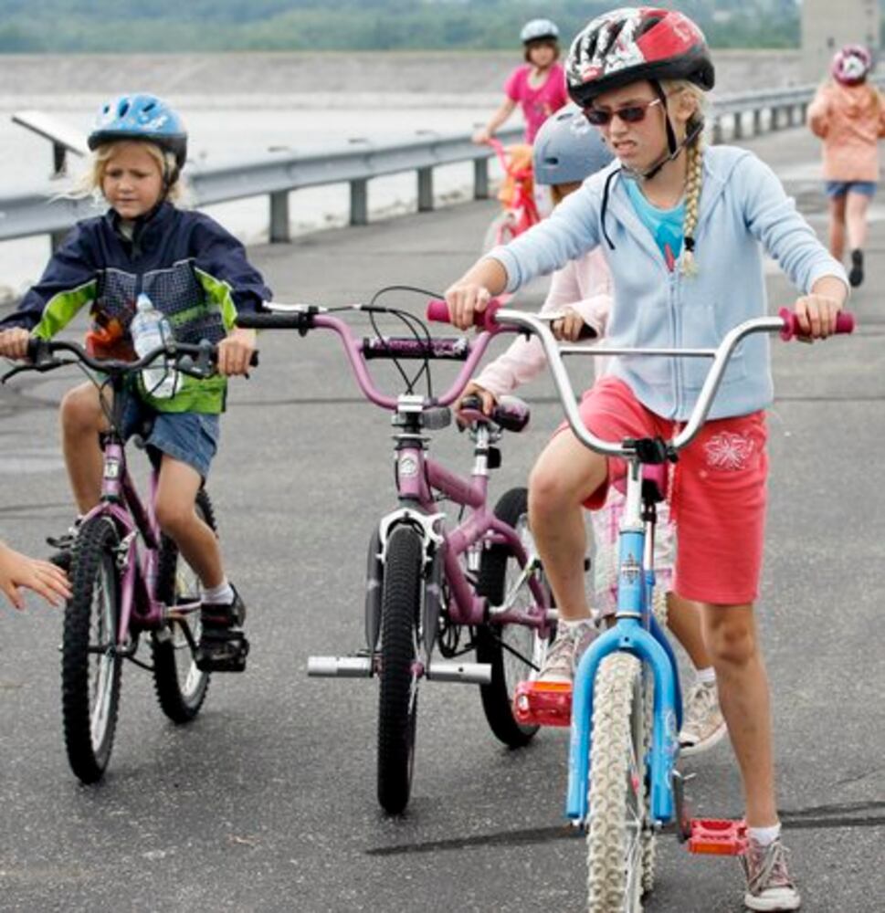 Kids learn about bike safety