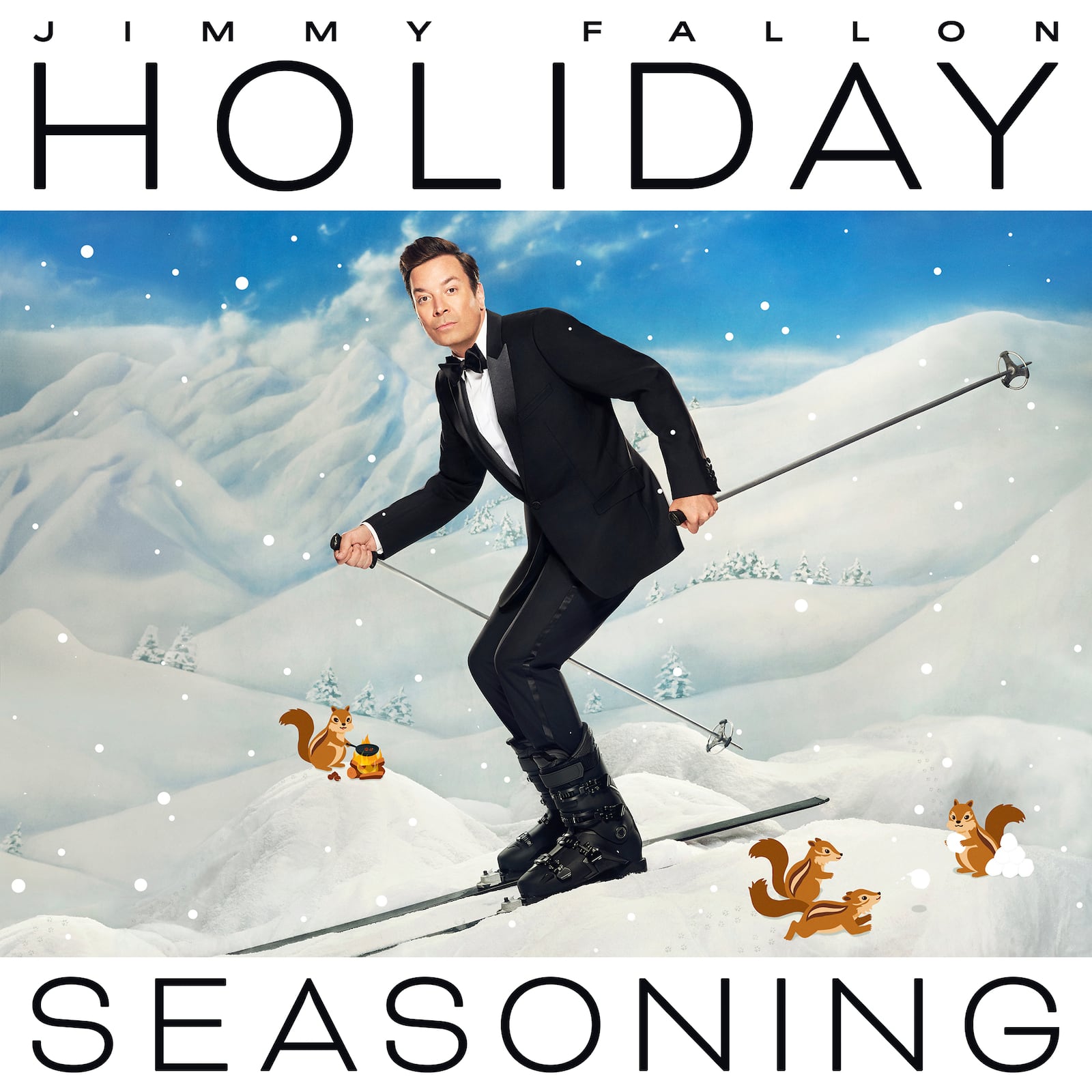 This album cover image released by Republic Records shows "Holiday Seasoning" by Jimmy Fallon. (Republic Records via AP)