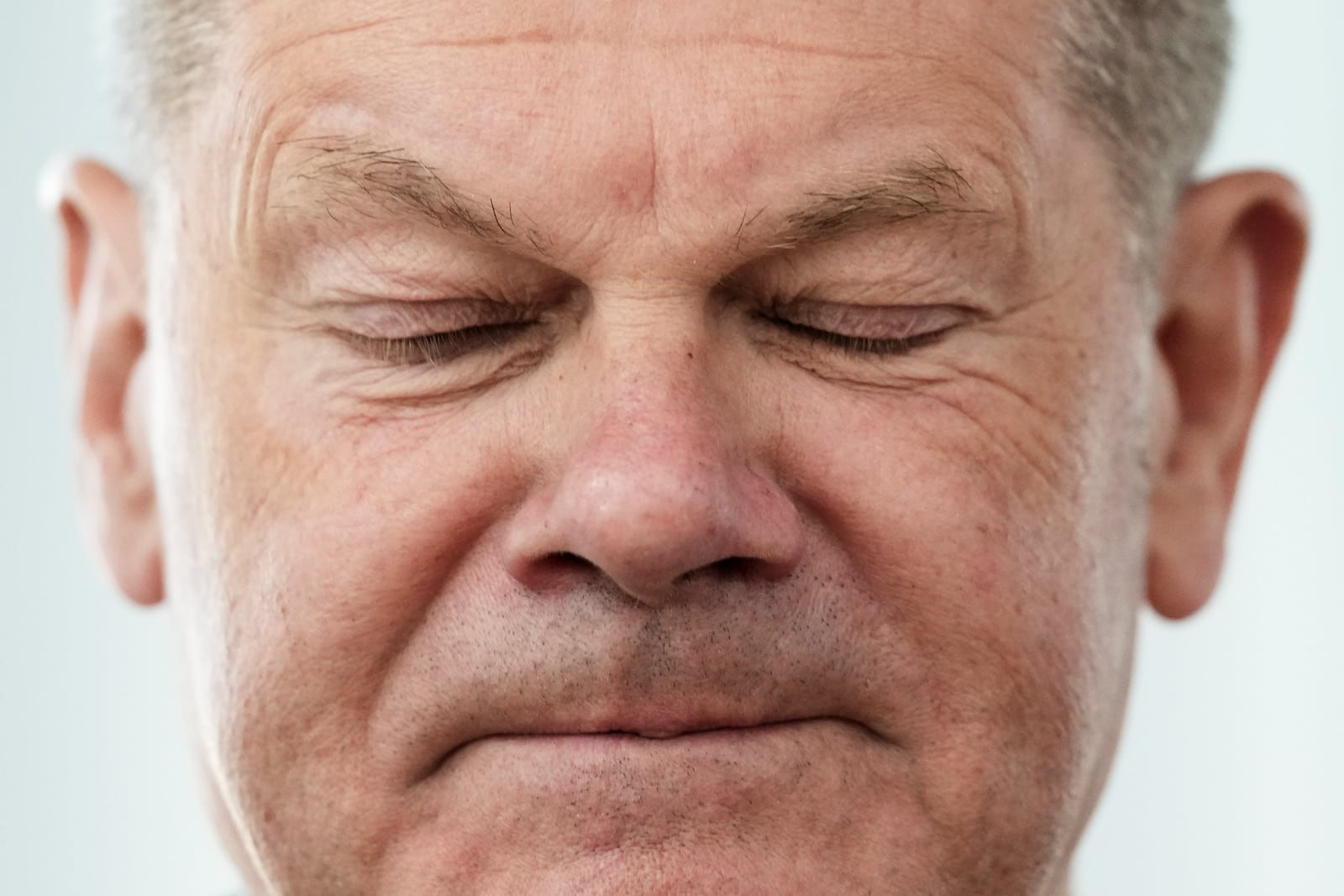 FILE - German Chancellor Olaf Scholz arrives at the Social Democratic Party's headquarters in Berlin for a meeting on Monday, June 10, 2024, following the European elections. (AP Photo/Markus Schreiber, Pool, file)