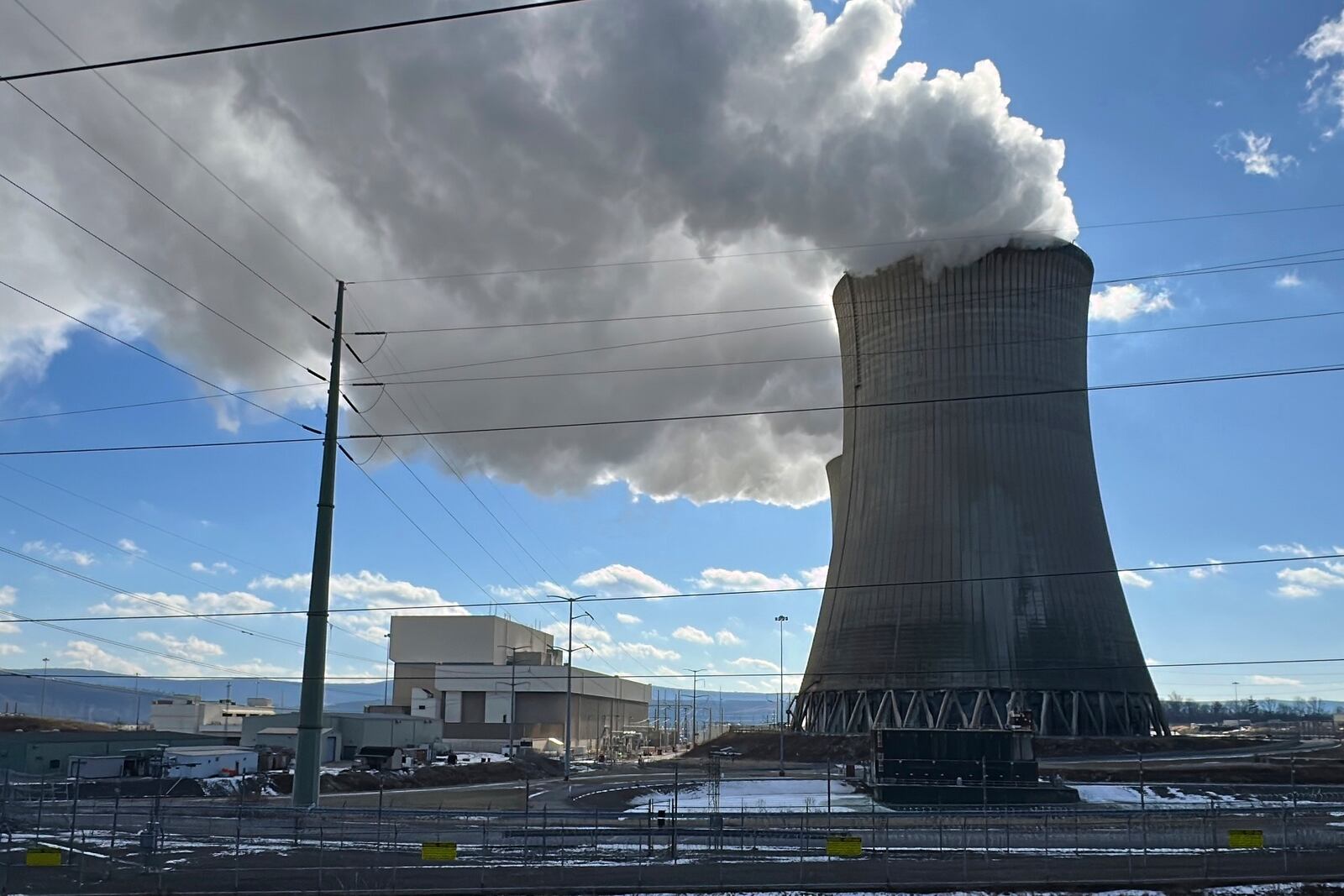 The Susquehanna nuclear power plant operates in Berwick, Pa., on Tuesday, Jan. 14, 2024. (AP Photo/Ted Shaffrey)