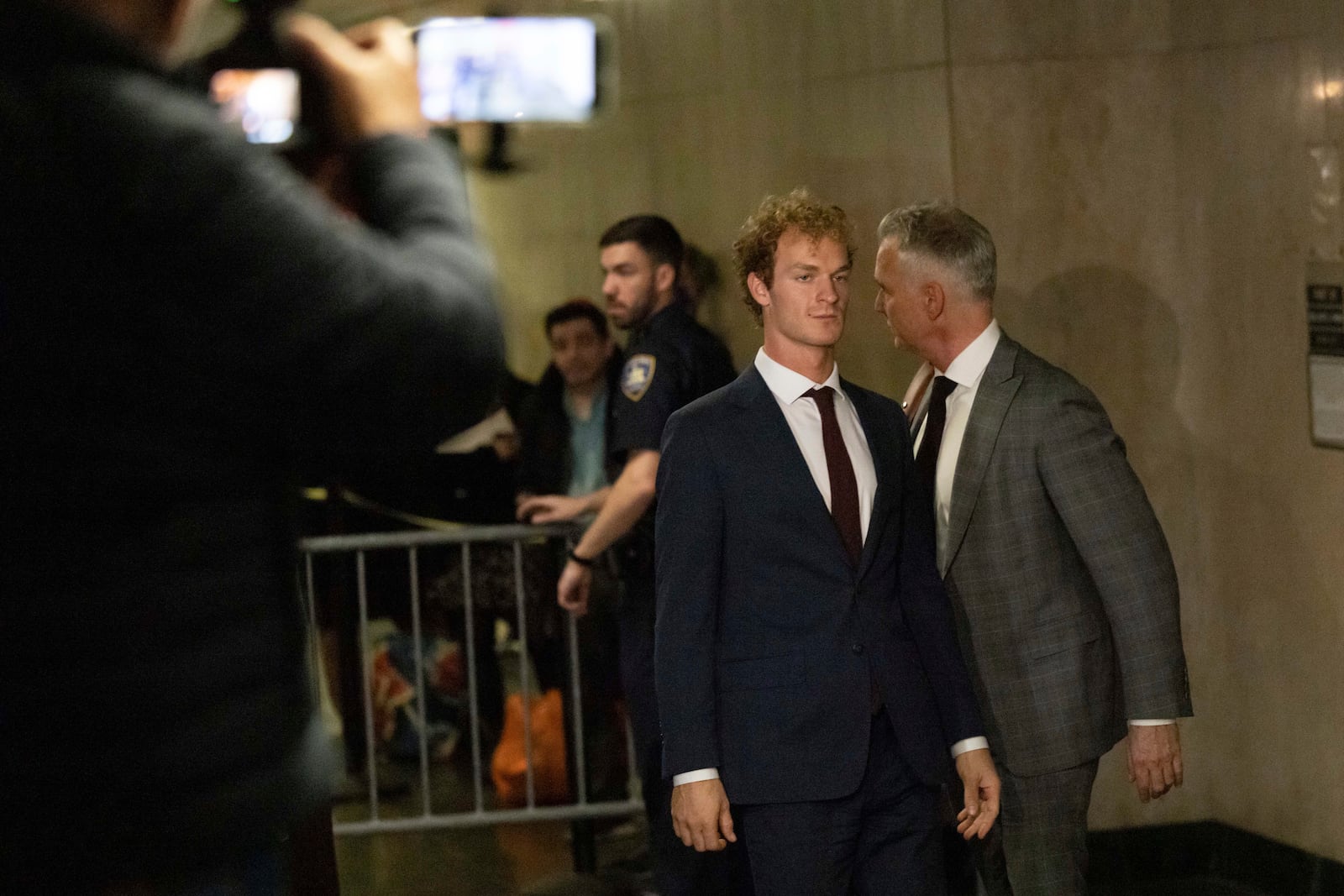 Daniel Penny leaves courtroom for a lunch break in New York, Tuesday, Dec. 3, 2024. (AP Photo/Yuki Iwamura)