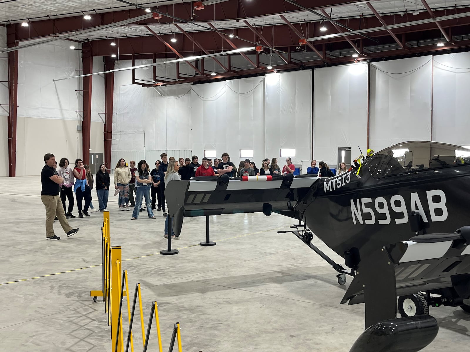 Greenon Local School District STEM teacher Tom Jenkins planned a trip for all 8th grade students to took a field trip to the Springfield airport for a hands-on learning experience in aviation. Contributed