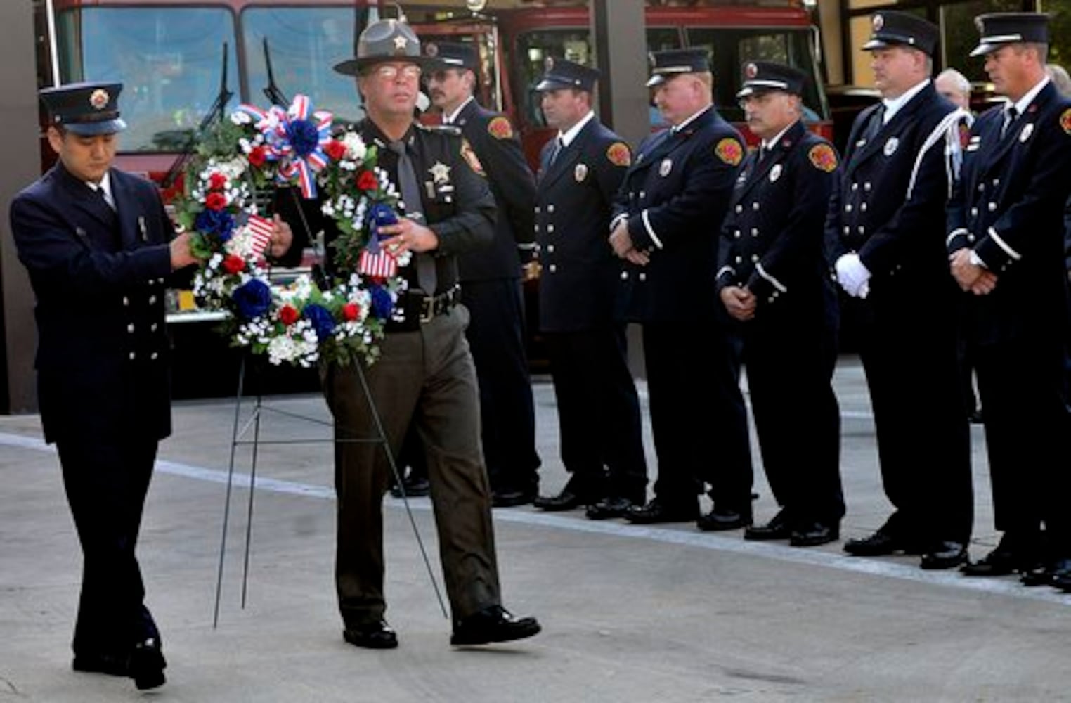 Ceremony commemorates 9/11