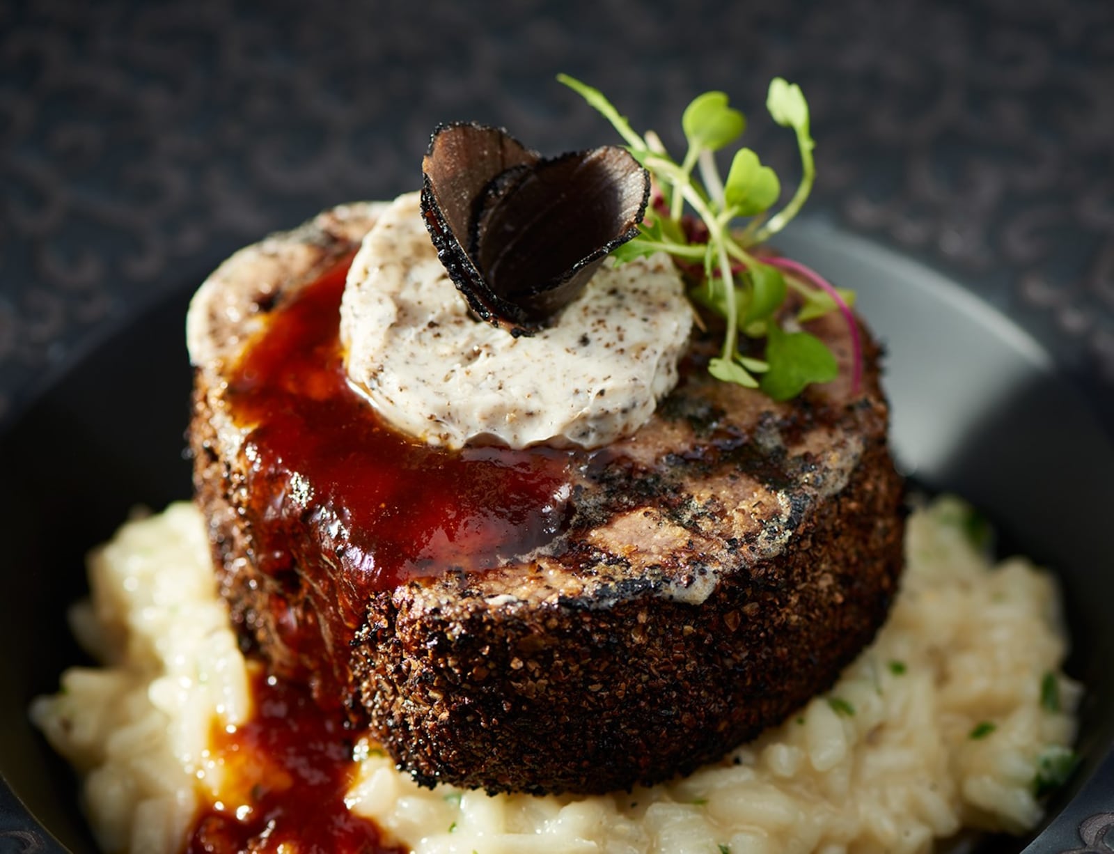 Black truffle filet at Jag’s Steak & Seafood. SUBMITTED