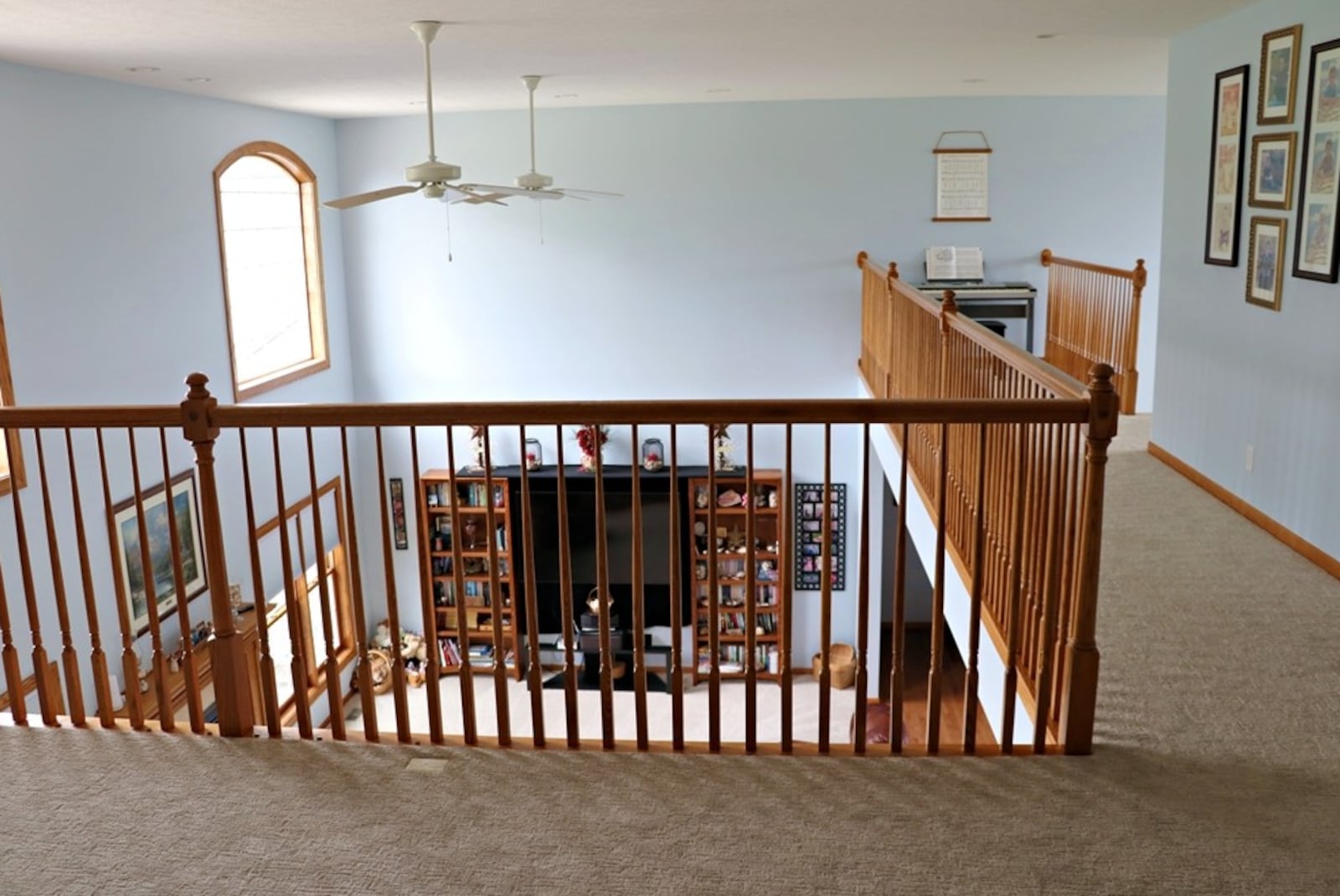 The second floor of this Greene County home for sale allows for visibility into the first floor. KATHY TYLER/CONTRIBUTED