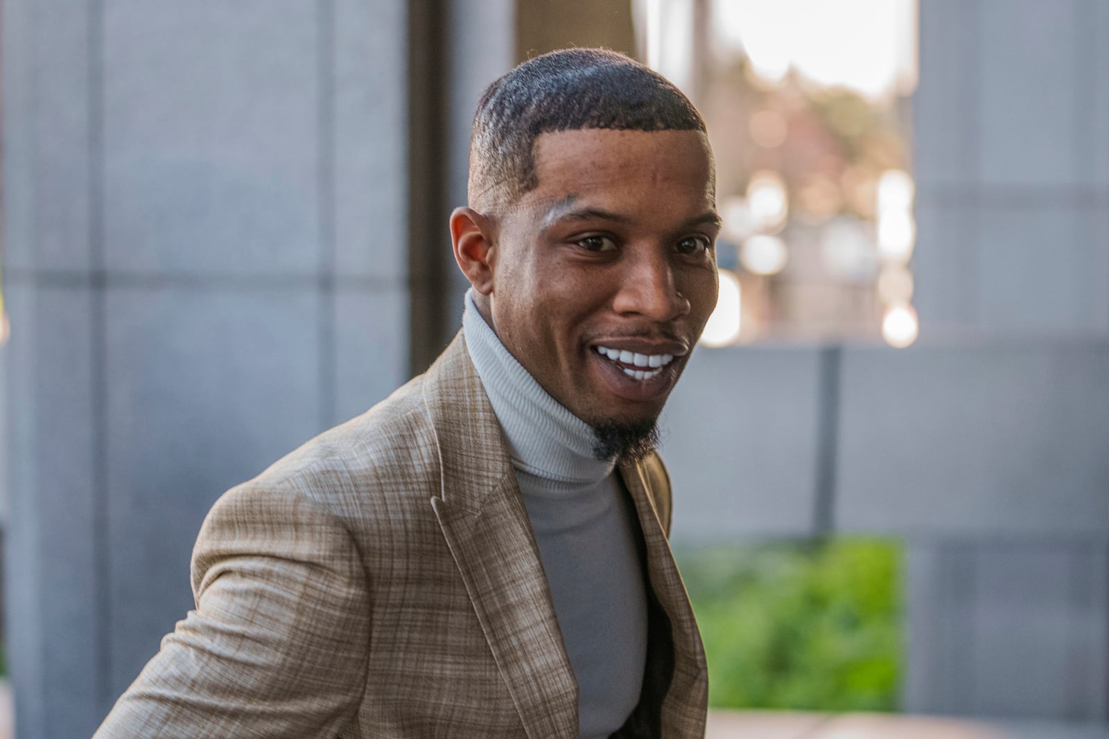 FILE - Singer Tory Lanez returns to the Clara Shortridge Foltz Criminal Justice Center for his trial, Dec. 13, 2022, in Los Angeles. (AP Photo/Damian Dovarganes, File)