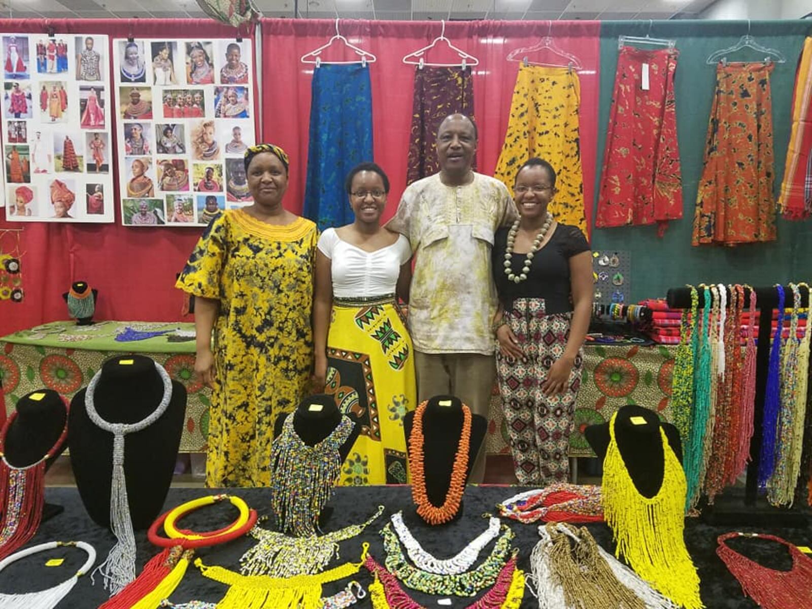 Products from around the world are sold at A World A’Fair. Vendors display African items. CONTRIBUTED