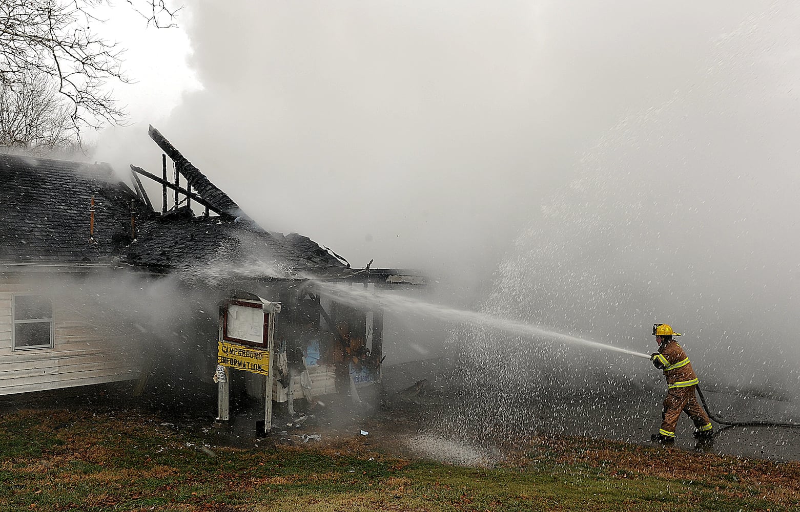 Church Campground Fire